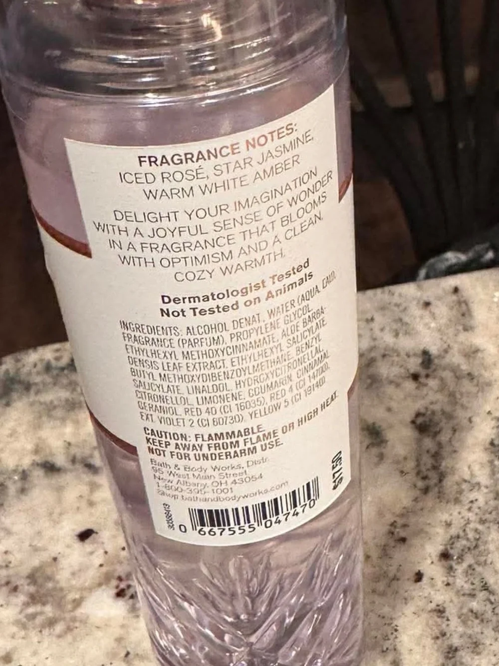 Bath & Body Works Pure Wonder Fine Fragrance Mist — Pink